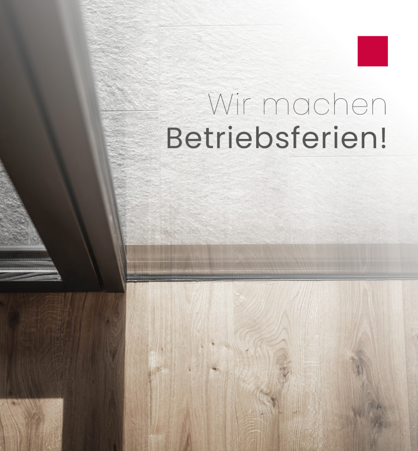 Betriebsferien - Tip Top Fenster & Systeme