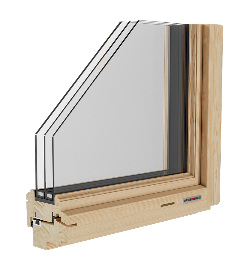 Rahmen des Holzfensters Smartline T