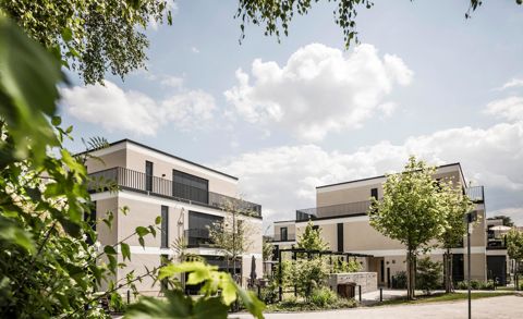 Projekt: Wohnbau München - Tip Top Fenster & Systeme - Fenster mit Raffstore aus Südtirol