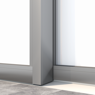 Il telaio della porta alzante-scorrevole Classic in legno-aluminio